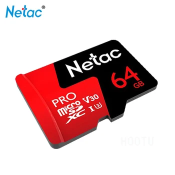 Netac P500 micro sd-kort 64 gb flash-kort, memory stick class10 suntrsi optager Full HD-Video & 4K Ultra HD Video kamera