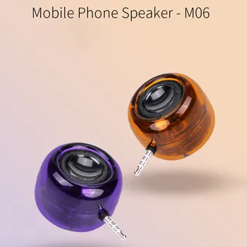 Mini Telefonens Højttaler Nye Oder M06 Transportabel Stereo 3,5 mm Stik Mini Højttaler til iPhone, iPad, Tablet PC-lyd forstærker