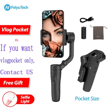 Feiyu tech Vimble 2S / Vlog Lomme 2 3-Akse Gimbal Smartphone Stabilisator Udtrækkelige Håndholdte PK DJI Osmo 2 Zhiyun Glat Q2 4