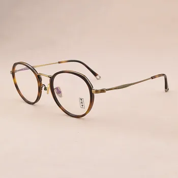 2019 Retro mode briller rammer for mænd optiske briller ramme kvinder, runde briller ramme Kvinder ' s brillestel Mænd
