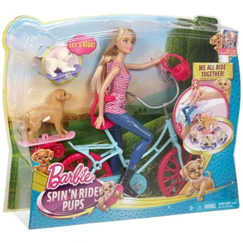 Mattel Ægte Barbie og Hendes Søstre i Den Store Hvalp Eventyr Barbie und Fahrrad Spielset, keine Angabe