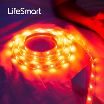 LifeSmart Cololight Strip Smart LED Lightstrip Længde Extensible RGB Music Sync IP65 Vandtæt Virker med Apple HomeKit Alexa