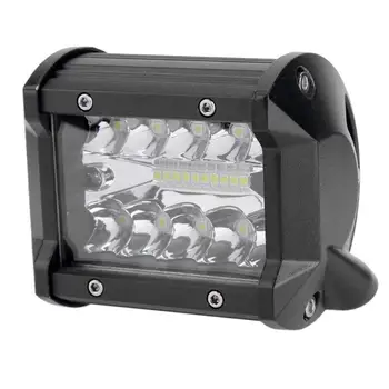 4in 60W 3-Række 10800LM LED Lys Bar/Arbejde Lys Bar Off-Road Køretøj Spotlight Lampe 18pcs*3W Sort DC10-48V