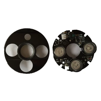 3 array IR-led Spot Light Infrarød 3x IR LED board for CCTV-kameraer night vision (5m i diameter)