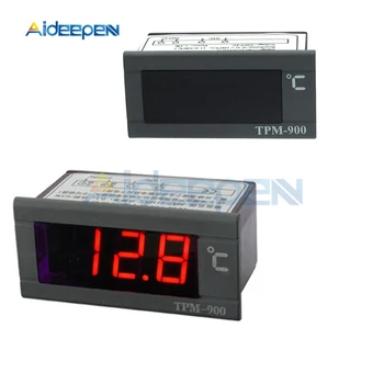 TPM-900 220V Digital termometer og Termostat Thermo Temperatur Controller LED-Panel Meter Kontrol med NTC Sensor