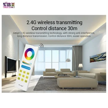 FUT043A RGB Smart LED Control System ( FUT043 & FUT088 ) Smartphone APP / 2,4 GHz RF-Kontrol CCT & Lysstyrke MiBOXER Mi-Lys
