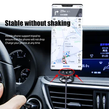 !ACCEZZ Magnetiske Bilen Stå Indehaveren 360 Graders Justerbar Telefon Holder Til iPhone Xiaomi Metal Magnet GPS-Dashboard Mount Støtte