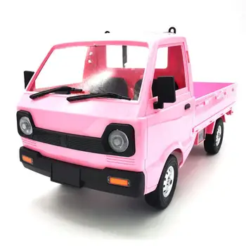 Pink WPL-D12-RC-Truck 1:10 2WD Simulering Drift Børstet Klatring LED-Lys-På-Vej-Elektriske Hobby Bil Legetøj Til Drenge, Kids