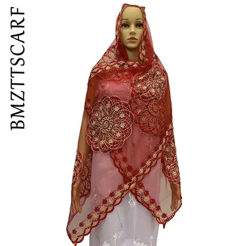 Afrikanske Kvinder Lille Størrelse Tørklæde 200*50cm store broderi lille tørklæde til sjaler BM917
