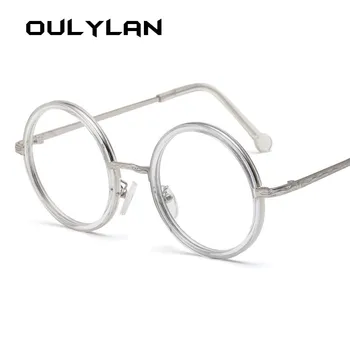 Oulylan Runde Briller Ramme Kvinder Mænd Gennemsigtig Optiske Briller Rammer Kvindelige Klart Recept Briller Nærsynethed Briller