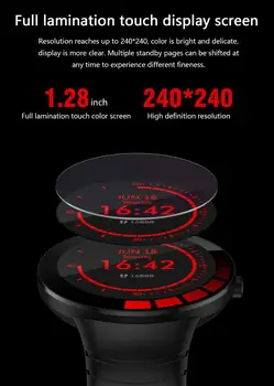 E3 Smart Ur Vejret vise mænd Vandtæt IP68 Smartwatch sportsur puls, blodtryk, iltindhold i blodet sundhed tracker