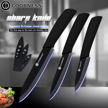 COOBNESS Høj Kvalitet Køkken Madlavning Værktøjer Keramisk Kniv 3