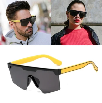 JackJad 2020 Cool Fashion Square Skjold Style Top Solbriller Mænd Kvinder ins Populært Mærke Design solbriller Oculos De Sol 95216
