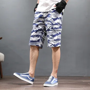 Mænd Camouflage Shorts Om Sommeren Nye Mode, Vintage Høj Kvalitet Bomuld I Stor Størrelse Amerika Militære Streetwear Mandlige Casual Shorts