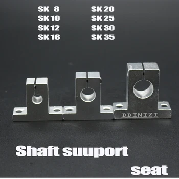4 stk/masse SK12 SK12 SH12A 12mm lineær aksel støtte 12mm Lineær Jernbane Aksel Støtte XYZ Tabel CNC dele