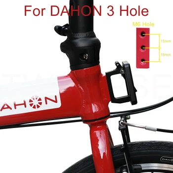 TWTOPSE Forsiden Bærer Blokere For Brompton Folde cykel Cykel Taske Beslag Holderen Bagage Montering af Aluminium Legering 3SIXTY Dahon
