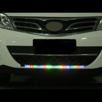 56CM 7 Farve 5050 48 LED RGB Scanner Flash Bil Strobe Knight Rider Kit, Lys Stribe