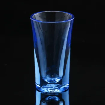 1/2 OZ 1 OZ Akryl Ubrydelig Shot Glas til Øl, Whisky, Brandy Bar KTV Glas, Rav Blå Klare Lilla 24pcs/masse DEC409
