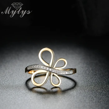 Mytys Sløjfeknude Ring For Kvinder Mode Kvinder Smykker Tilbehør Part Ringe Gave Trendy Guld Farve Ring R1801