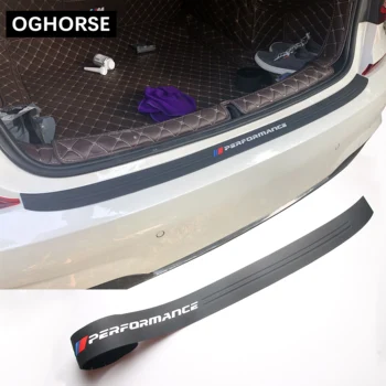 Ny M Performance Rubber Bilens Bageste Kofanger prolen Vagt Plade Protector Sticker Cover Til BMW 3-Serie G20 2019 Tilbehør