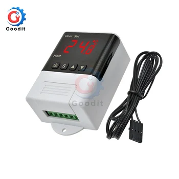 AC 110V 220V LED Digital Termostat Hygrostaten Temperatur Luftfugtighed Controller til Akvariet Inkubator Termoregulator