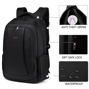 Tigernu 15.6 tommer Mini Anti tyveri Laptop Backpack Mandlige Vandtæt Mænds Rygsække Taske Kvinder Casual Skole Rygsække til teenagere