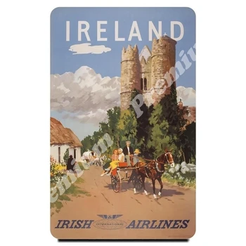 Irland souvenir-magnet vintage turist-plakat