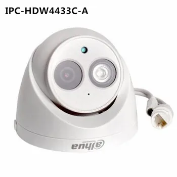 Dahua IPC-HDW2431T-SOM-S2 4MP POE Indbygget MiC & SD-Kort Slot IR-30M Starlight Kamera & IPC-HDW4433C-EN 4MP Indbygget MIC IP-Kamera
