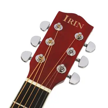 IRIN 41inch Basswood Akustisk Guitar cutaway Fingerboard Guitarra 6 String Ukulele Nybegynder Guitar musikinstrumenter