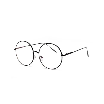 Zilead Oversize Runde Briller Ramme For Kvinder&Mænd Retro Metal Klart Len Briller Optiske Syn Briller Briller Unisex