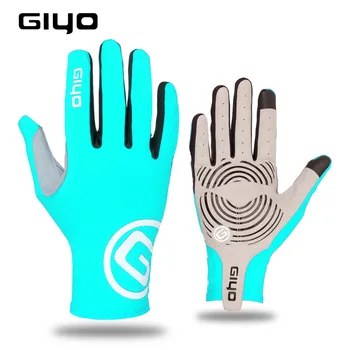 GIYO S-02-L Efteråret MTB Cykel Blokeringsfri Fuld Finger Cykling Handske stødabsorberende Touch Screen Handsker til Vej Cykel