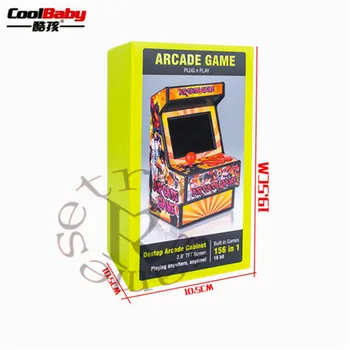156 Spil til Sega Megadrive Mini Retro Arcade Spil Konsol med 2,8 Tommer Farverige Skærm Genopladeligt Batteri AV-udgang til TV