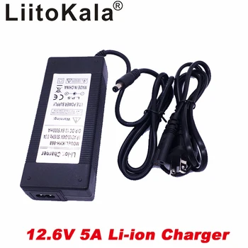 Liitokala 12,6 V batterioplader power 12,6 V for CCTV-5A 5A-opladeren for 12 12 12-V-V-batteri 12V batteri oplader