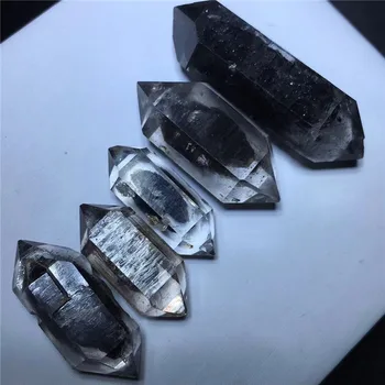 Yunnan-Guizhou Crystal naturlig udvælgelse dobbelt-pegede black flash Diamant originale stone en enkelt
