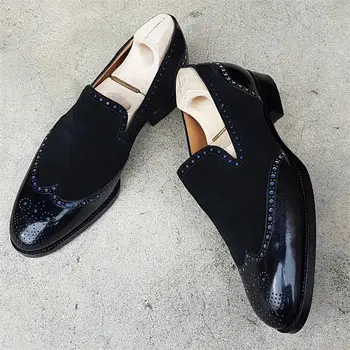 Høj Kvalitet, Nye Mode Mænd Pu Læder Spænde Business Sko Casual Vintage Klassisk munk-rem Sko Shoes De Hombre HC634