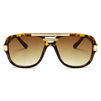 Nye Firkantede Solbriller Mænd Luksus Brand Design Kendte Kørsel Cool solbriller Kvinde Årgang Overdimensionerede Briller UV400 Oculos