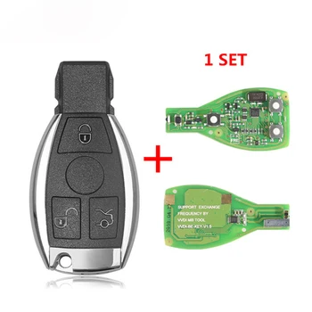 XHORSE VVDI VÆRE Nøglen BGA Semi Keyless Smart Fjernbetjening Nøgle til Benz PCB Fjernbetjeningen Chip MB BGA Smart Key Shell