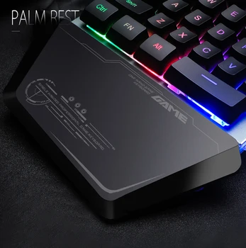 Gaming Tastatur Ergonomisk Design Enkelt Hånd Kablede 35 Nøgler Tastatur RGB LED bagbelyst Tastatur Til G40 PUGB LOL
