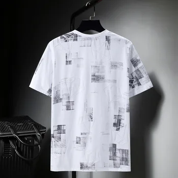 Oversize T-shirts til Mænd Stor Størrelse 10XL Tops Tees Sommeren Hip Hop Casual Løve Print t-shirts Plus Size 9XL10XL Tøj, Cool HX454