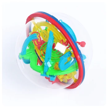 3D-labyrint barriere for magiske efterretninger bold balance labyrint puslespil toy motion børns intelligens er egnet for børn at spille