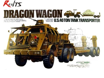 RealTS TAMIYA MODEL 35230 AMERIKANSKE 40 ton tank transporter dragon vogn