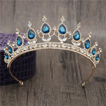 2020 Nye Mode Diademer og Kroner for Kvinder Bryllup, Bridal Crown Crystal Hair Smykker Tilbehør Piger Hovedbøjle Bride