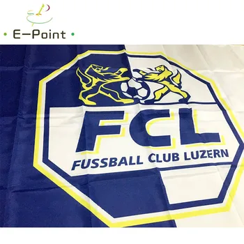 Flag Schweiz FC Luzern 3 ft*5ft (90*150 cm) Størrelse Julepynt til Hjem Flag Banner Gaver