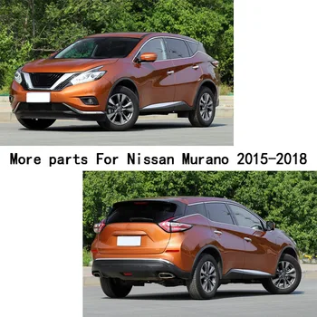 For Nissan Murano 2016 2017 2018 bil styling dække tilbage bagfra Rearview Side Spejl Strip stick trim panel lampe 2stk