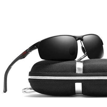 Mænds Kørsel Polariserede Solbriller Aluminium magnesium Ramme Sports solbriller Mænd Driver Retro Briller Brillerne UV400 Anti-Genskin