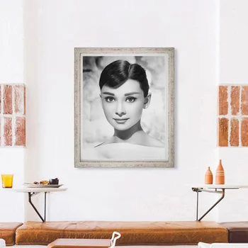 Audrey Hepburn Diamant Broderi 5D DIY Cross Stitch Fuld Drill Film Star Diamond Mosaik Sæt Væggen Kendte Dekoration Gave