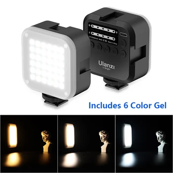 Ulanzi U-Lyse 2700K-6500K LED Video Lys 6 Farve Gel RGB Effekt Lys Magnetiske Fyld Lys Vlog på Youtube Levende Lys Ultra Mini