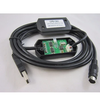 USB-GPW-CB02 Download-Kabel USB-RS232-Programmering Download Kabel til DIGITAL GP touch-panel HMI Støtte XP/VISTA/ WIN7 2,5 M