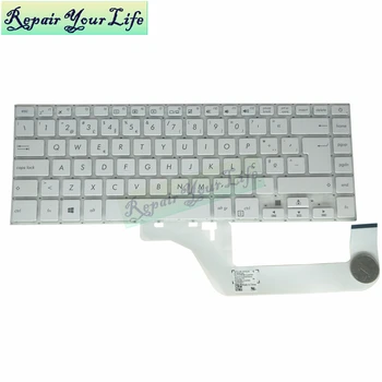Laptop tastatur til ASUS Vivobook 15 X505 X505BA X505BP PO portugisiske SP spanske NSK-WK5SQ 9Z.NDXSQ.506 hvid med stor enter-tasten