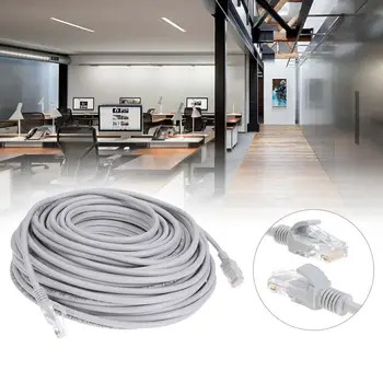 30M 98ft Cat5 Ethernet-netværkskabel RJ45 Patch Udendørs Vandtæt LAN-Kabel Ledninger Til CCTV POE IP Kamera System
